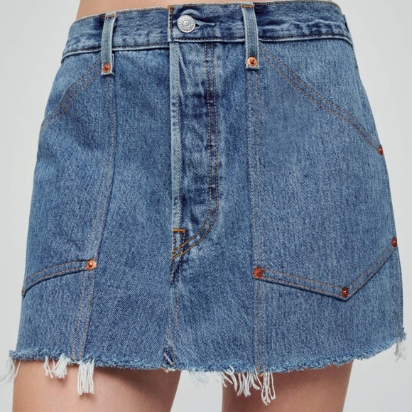 Re/Done by Levi’s Workwear Skirt - Picture 6 of 6